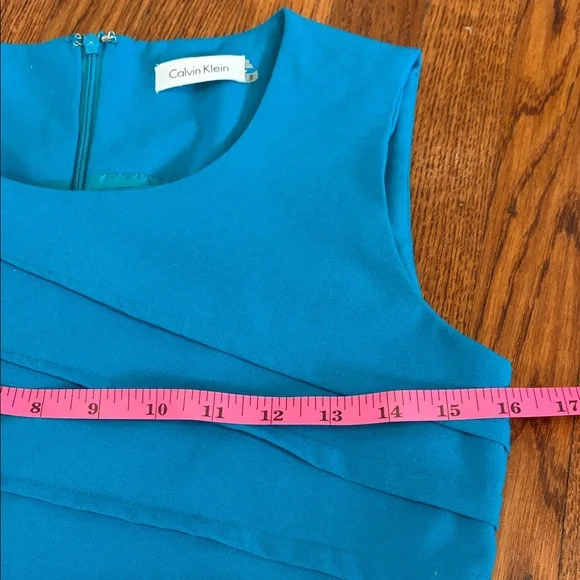 💙 Calvin Klein Starburst Sheath Dress – Women’s Size 2 ✨ - Picture 6 of 8